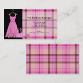 Mode Boutique (Roze) Visitekaartje (Voorkant / Achterkant)