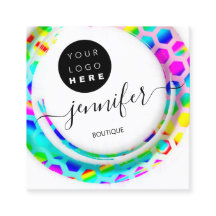 Mode Boutique Shop Logo Mermaid Pink