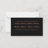Mode Boutique Store Sale Card Flat note Card Notitiekaartje (Achterkant)