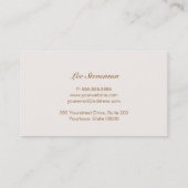  Mode Boutique Visitekaartje (Achterkant)