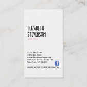 Mode Boutique Vrouwen Geschenken Shop Visitekaartje (Achterkant)