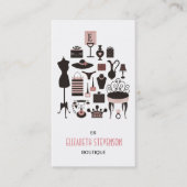 Mode Boutique Vrouwen Geschenken Shop Visitekaartje (Voorkant)