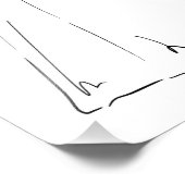 Mode Bride en Groom Foto Afdruk (Hoek)