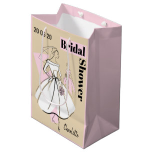 Mode Bride Natural Group Vrijgezellenfeest roze Medium Cadeauzakje