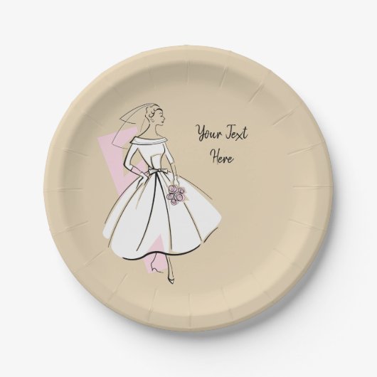 Mode Bride Neutraal bord tekstpapier (Voorkant)