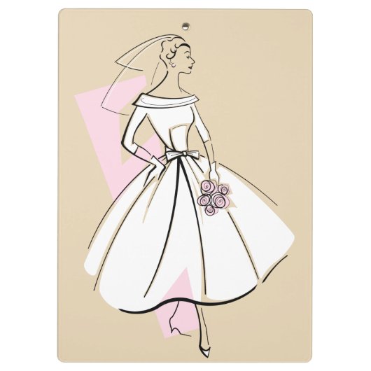 Mode Bride neutraal klembord (Achterkant)