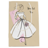 Mode Bride Neutraal Tekstcadezak medium Medium Cadeauzakje (Voorkant)