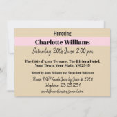 Mode Bride Neutraal Vrijgezellenfeest horizontaal Kaart (Achterkant)