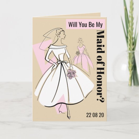 Mode Bride Neutral be My Maid of Honor beige (Voorkant)