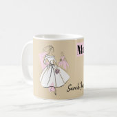 Mode Bride Neutral Group Maid of Honor Name Koffiemok (Voorkant links)