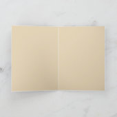 Mode Bride Neutrale beige groetkaart Kaart (Binnen)