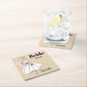 Mode Bride Neutrale Bride Datum Naam onderzetter (Insitu)