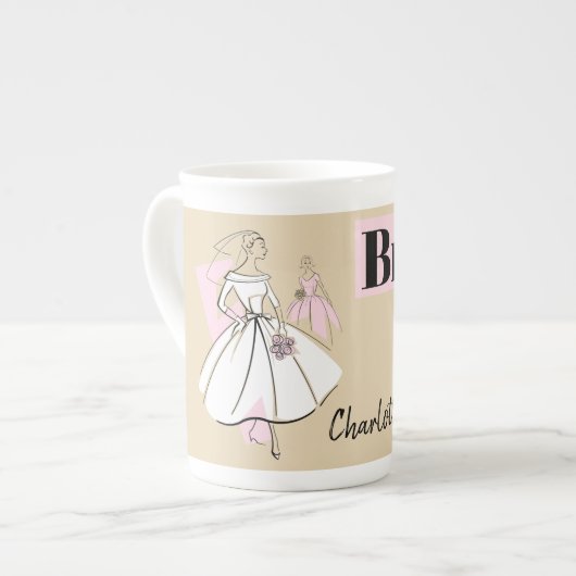 Mode Bride Neutrale Bride Naam botchina Porselein Kop (Links)