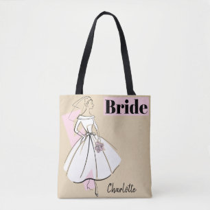 Mode Bride Neutrale Bride tas roze terug