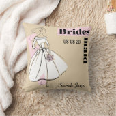 Mode Bride Neutrale Bridesmaid werpt kussen (Deken)
