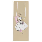 Mode Bride Neutrale cadeaaswijn Wijn Cadeautas (Voorkant)