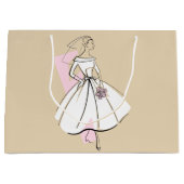 Mode Bride Neutrale cadeau grote zak Groot Cadeauzakje (Voorkant)
