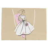 Mode Bride Neutrale cadeau grote zak Groot Cadeauzakje (Achterkant)