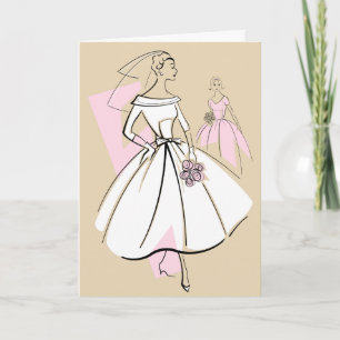 Mode Bride Neutrale de greetkaart van de Tekst van Kaart
