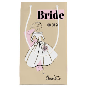 Mode Bride Neutrale Geschenkzak met bride klein Cadeauzakje