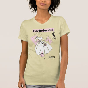 Mode Bride Neutrale Groep Bachelorette Partij T-shirt