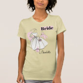 Mode Bride Neutrale Groep Bride Naam t-shirt (Voorkant)