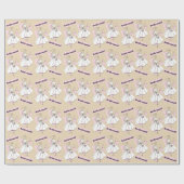 Mode Bride Neutrale Groep Bridesmaid Cadeaupapier (Vlak)
