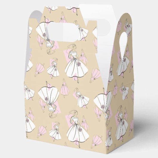 Mode Bride Neutrale Groep Meervoudig gunstige vakj Bedankdoosjes (Geopend)