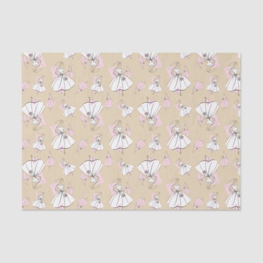 Mode Bride Neutrale Groep multiweefsel Tissuepapier (Voorkant)