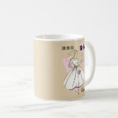 Mode Bride Neutrale Groep van de Bride Datum Naam Koffiemok (Voorkant rechts)