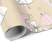 Mode Bride Neutrale Groep verpakkingspapier Cadeaupapier (Rol Hoek)