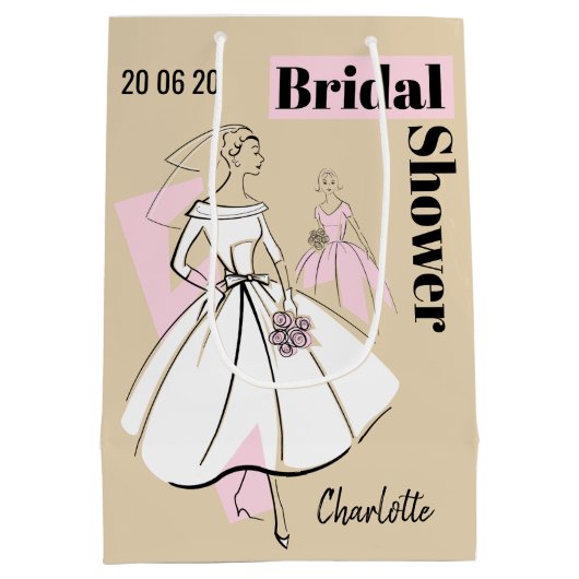 Mode Bride Neutrale Groep Vrijgezellenfeest medium Medium Cadeauzakje (Achterkant)