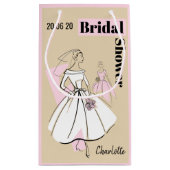 Mode Bride Neutrale Groep Vrijgezellenfeest roze Klein Cadeauzakje (Achterkant)