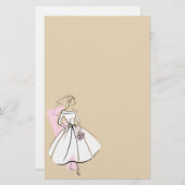 Mode Bride Neutrale kantoorbenodigdheden Briefpapier (Voorkant / Achterkant)