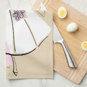 Mode Bride Neutrale keukenhanddoek van de Groep (Quarter Fold)
