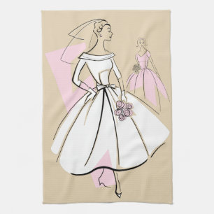 Mode Bride Neutrale keukenhanddoek van de Groep