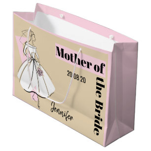 Mode Bride Neutrale moeder van Bride grote roze Groot Cadeauzakje