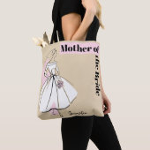 Mode Bride Neutrale Moeder van de Bride roze Tote Bag (Dichtbij)