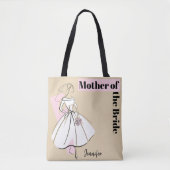 Mode Bride Neutrale Moeder van de Naam Bride Tote Bag (Voorkant)