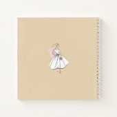 Mode Bride Neutrale Moeder van het Bride vierkant Notitieboek (Achterkant)