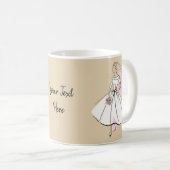 Mode Bride Neutrale mok van de Tekst (Voorkant rechts)