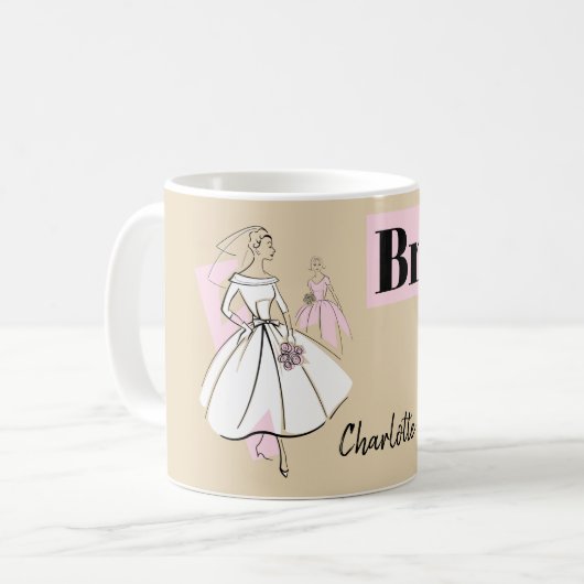 Mode Bride Neutrale Naam van de Groepen Koffiemok (Voorkant links)