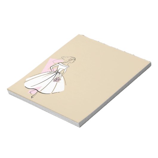 Mode Bride Neutrale notitieblok klein (Linkerzijde)
