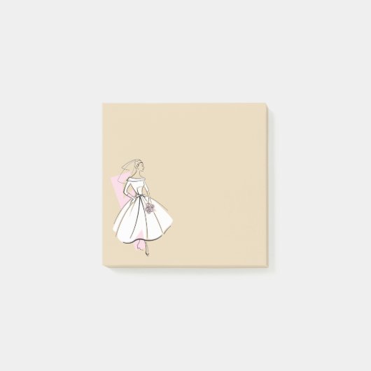 Mode Bride Neutrale notities vierkant Post-it® Notes (Voorkant)