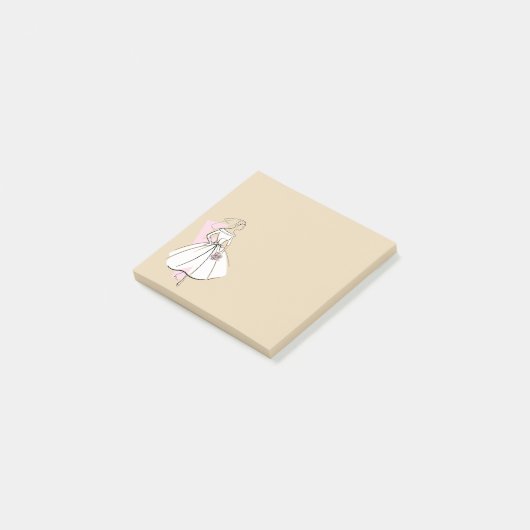 Mode Bride Neutrale notities vierkant Post-it® Notes (Schuin)