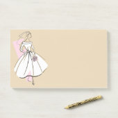 Mode Bride Neutrale post-it noten Post-it® Notes (Op bureau)
