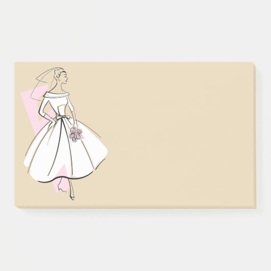 Mode Bride Neutrale post-it noten Post-it® Notes (Voorkant)