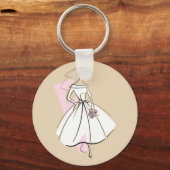 Mode Bride Neutrale sleutelhanger ronde (Voorkant)