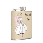 Mode Bride Neutrale Tekstfles Heupfles (Rechts)