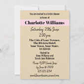 Mode Bride Neutrale vrijgezellenfeest Kaart (Achterkant)